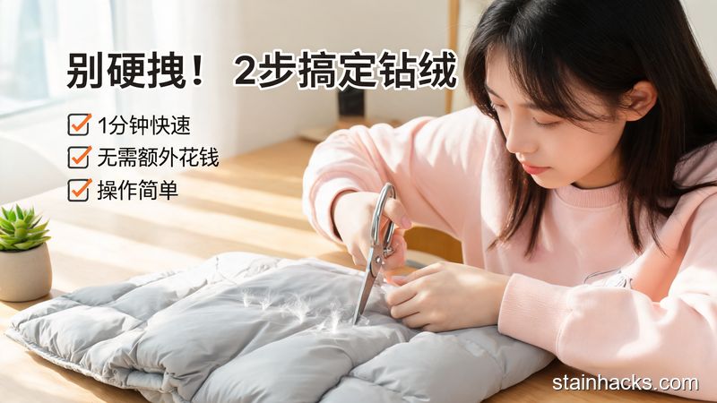 洁净生活家 羽绒服钻绒怎么办？小针眼修补与日常洗护注意事项