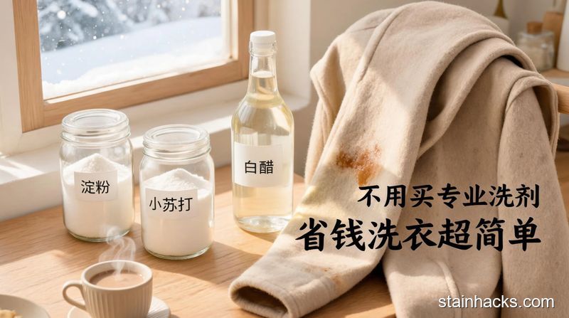 省钱洗衣小技巧,这几种厨房物品比专业洗剂还好用