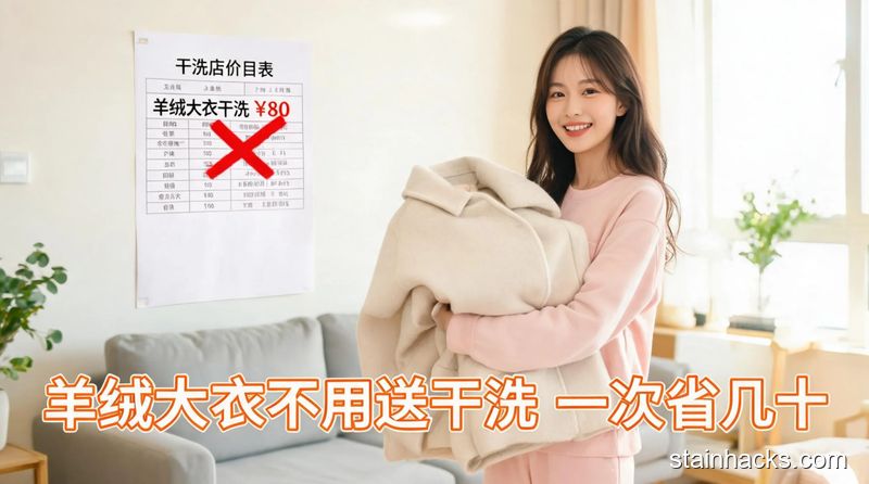 洁净生活家 羊绒大衣可以在家洗吗？不同污渍的局部清洁方法