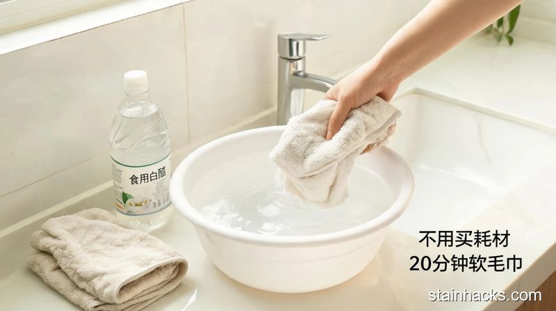 纯棉毛巾变硬怎么恢复柔软？水煮法 + 白醋浸泡法