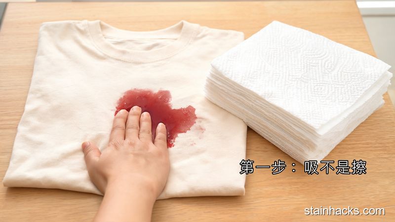 洁净生活家 红酒渍洒在衣服上,当场急救与后续清洗完整步骤