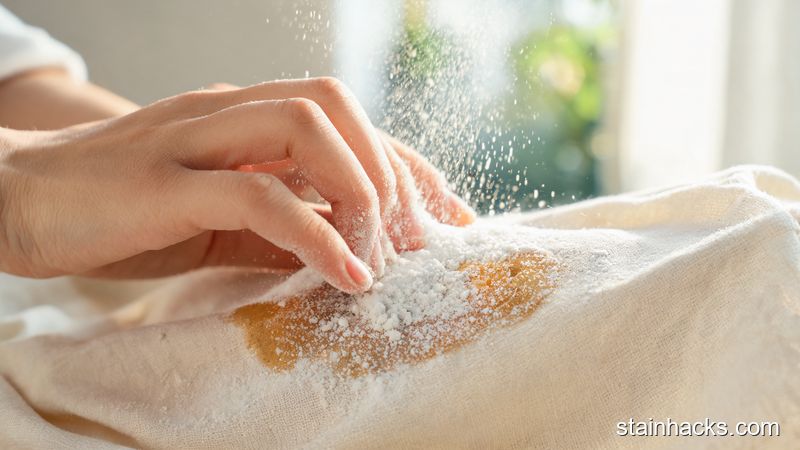 爽身粉不只是擦身体！搞定衣服油渍、领口汗渍的居家妙招