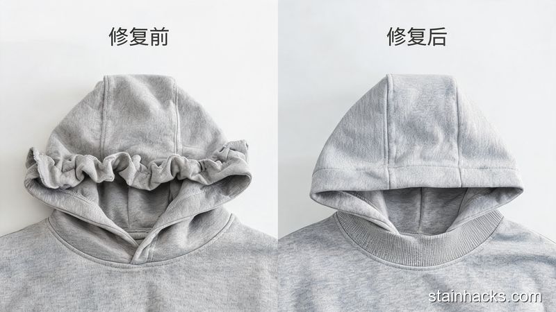 卫衣领口越洗越松变成"荷叶边"？别急着扔！这招让领口恢复紧致如新
