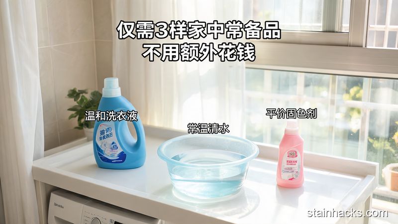 洁净生活家 彩色衣服染色了怎么恢复颜色？不伤面料的固色还原法