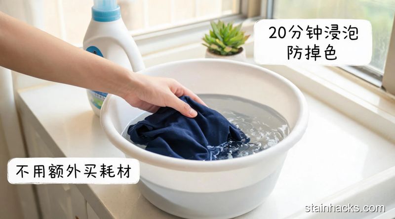洁净生活家 纯棉衣服防褪色小妙招,深色新衣第一次洗这么做