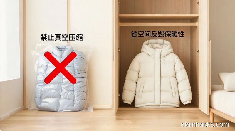 洁净生活家 羽绒服收纳前要做什么？正确折叠存放不跑绒不变形